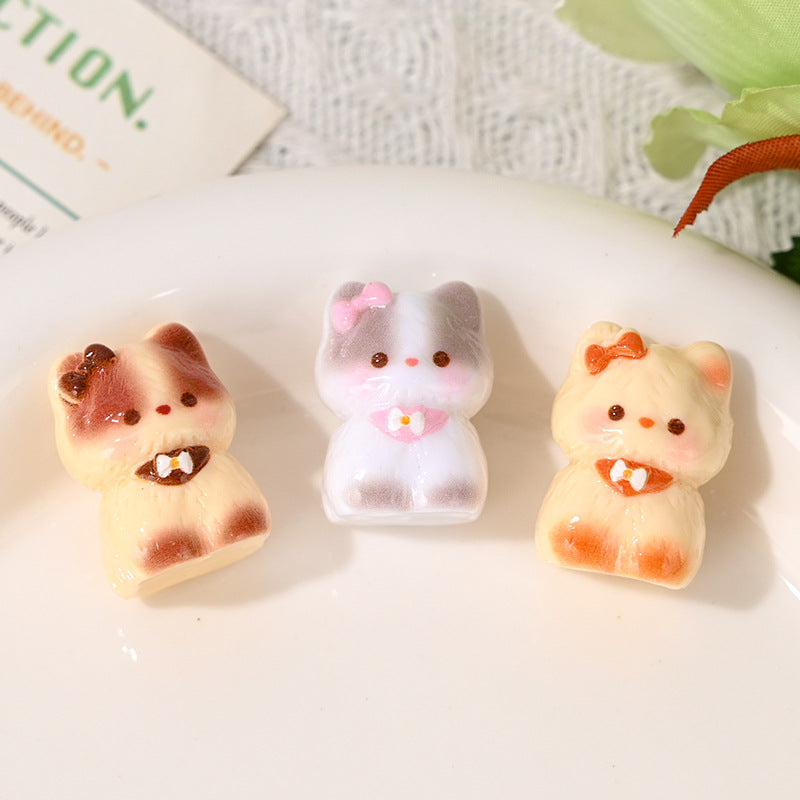 Wholesale 10pcs/pack Cute little cat loose beads